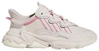 adidas Girls Originals Ozweego J - Girls' Grade School Running Shoes Ivory/Putty Mauve/Pink Fusion