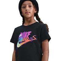 Nike Boys NSW Create Tee - Boys' Grade School Black/Orange