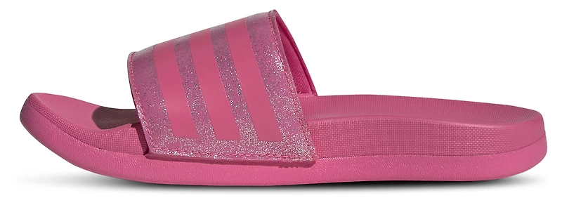 adidas Girls Adilette Comfort Slides - Girls' Preschool Shoes Bliss Pink/Pulse Magenta/Pulse Magenta