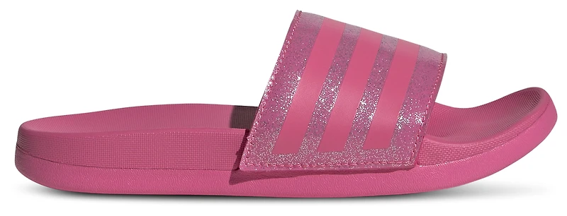 adidas Girls Adilette Comfort Slides - Girls' Preschool Shoes Bliss Pink/Pulse Magenta/Pulse Magenta