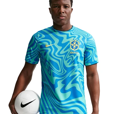Nike Brasil Pre Match Jersey - Men's