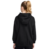 Nike Girls NSW Shine Satin OS Club Fleece Hoodie
