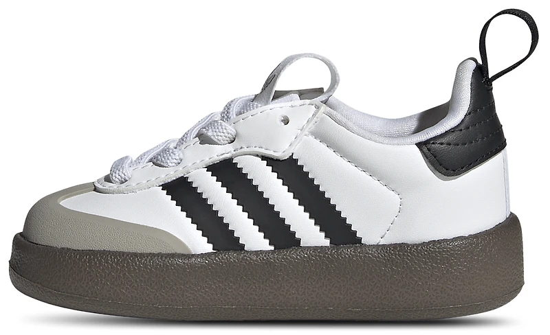 adidas Boys Originals adiFOM Samba 360 - Boys' Toddler Shoes Black/Clear Granite/White