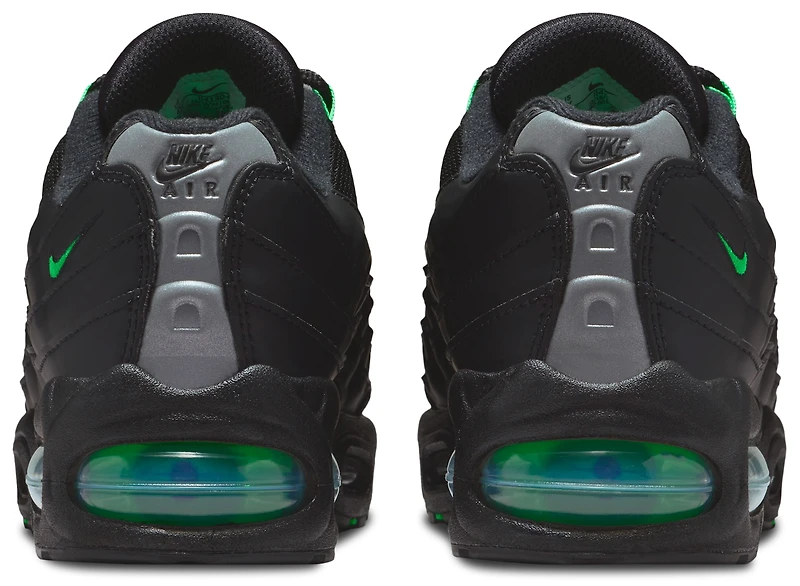 Nike Boys Air Max 95 - Boys' Grade School Shoes Black/Green Shock/Black