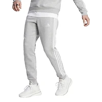 adidas Essentials 3-Stripes Fleece Tapered Cuff Pants - Men's