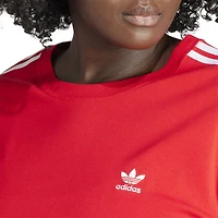 adidas Originals 3-Stripes Baby T-Shirt (Plus Size) - Women's