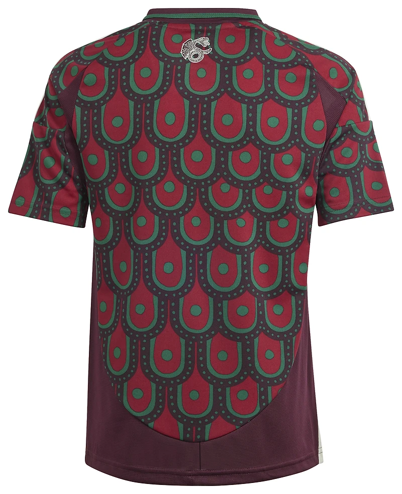 adidas Mexico 2024 Home Soccer Jersey - Boys' Grade School