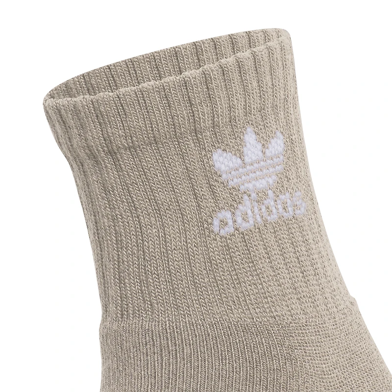 adidas Originals Trefoil 6-Pack Quarter Socks 5-7 - Boys' Grade School