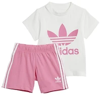 adidas Originals T-Shirt Short Set - Girls' Toddler