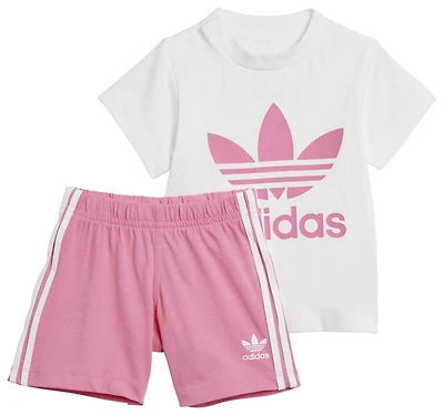 adidas Originals T-Shirt Short Set - Girls' Toddler