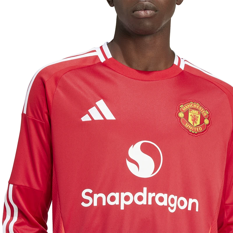 adidas Manchester United 24/25 Home Long Sleeve Jersey - Men's