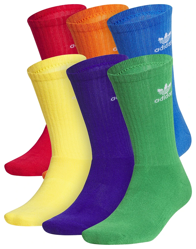 adidas Originals Trefoil Brights 6-Pack Crew Socks - Men's