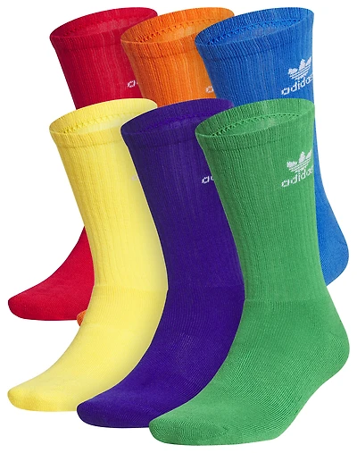 adidas Originals Trefoil Brights 6-Pack Crew Socks - Men's