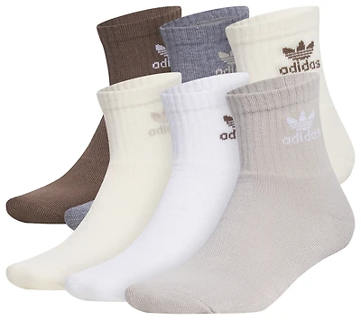 adidas Originals Trefoil 6 Pack Quarter Socks - Men's