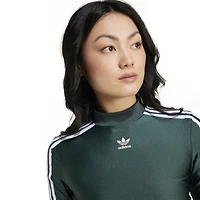adidas Originals 3-Stripe Long Sleeve Cropped Top - Women's