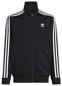 adidas Boys Firebird Track Top - Boys' Grade School Black/White