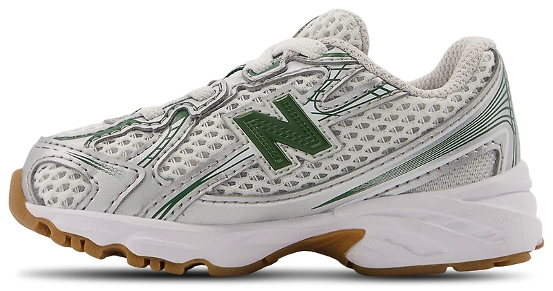 New Balance Boys 740 - Boys' Toddler Shoes Silver Metallic/Dark Alpine Green