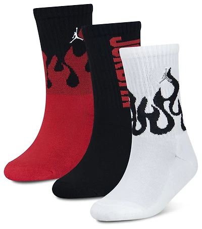 Jordan Retro 3 Pack Crew Socks - Boys' Grade School