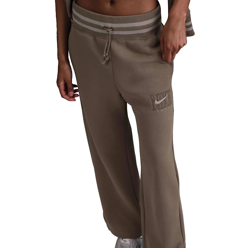 Nike NSW Phoenix Fleece High Rise GX Wide Pants - Women's
