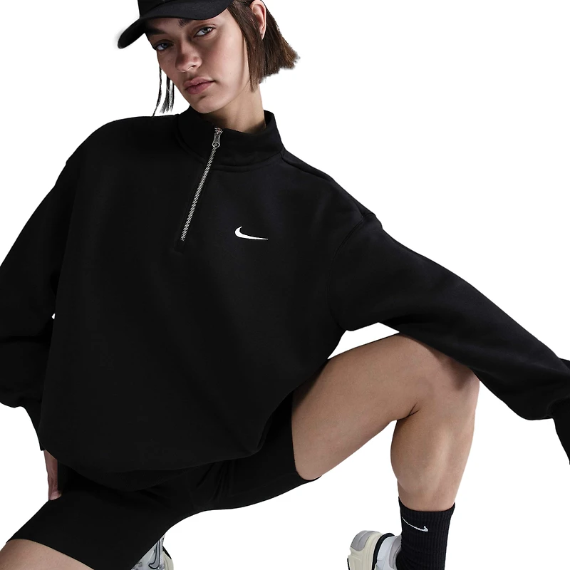 Nike NSW Phoenix Fleece Oversized Long Quarter-Zip - Women's