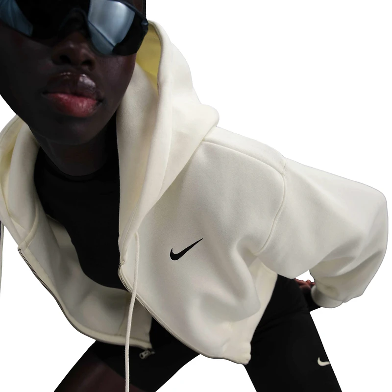 Nike NSW Phoenix Fleece Loose Crop FZ Hoodie - Women's
