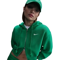 Nike NSW Phoenix Fleece Loose Crop FZ Hoodie - Women's