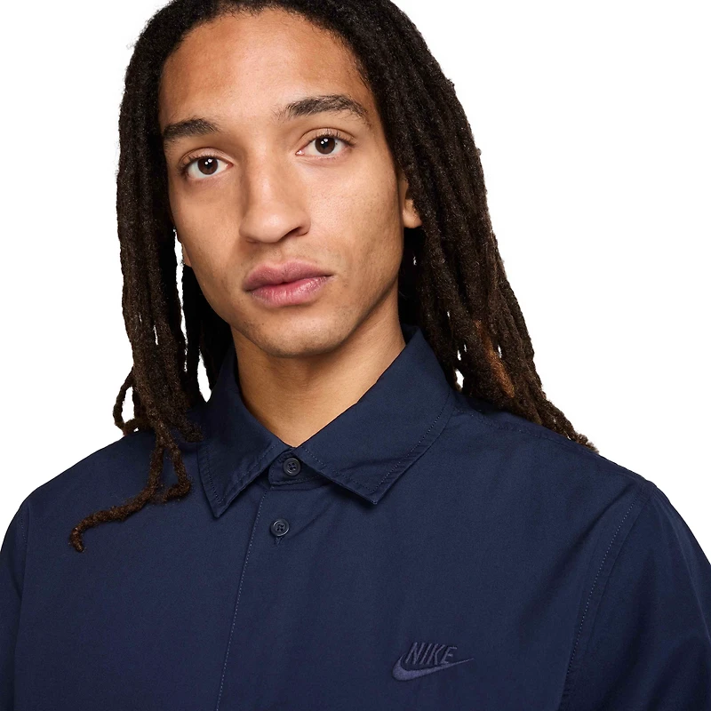 Nike Club Short Sleeve Button T-Shirt - Men's