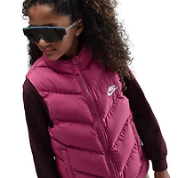Nike Boys NSW Therma-FIT Puffer Vest - Boys' Grade School Sweet Beet/White