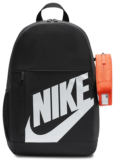 Nike Boys Nike Elemental Shoebox Backpack - Boys' Grade School Black/White Size One Size