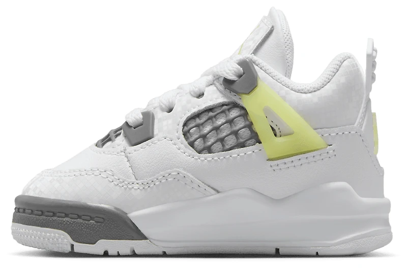 Jordan Boys Retro 4 - Boys' Toddler Shoes White/Yellow