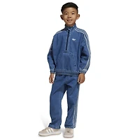 adidas Girls Denim Set - Girls' Preschool Blue/Blue