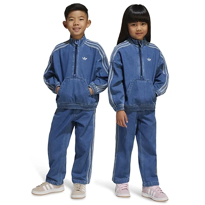 adidas Denim Set - Girls' Preschool