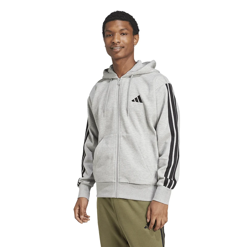 adidas Essentials 3-Stripes Fleece Hoodie - Men's