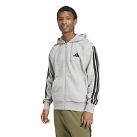 adidas Essentials 3-Stripes Fleece Hoodie - Men's