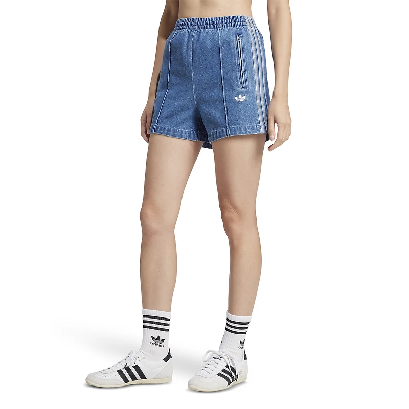 adidas Originals adicolor 3-Stripes Denim Shorts - Women's