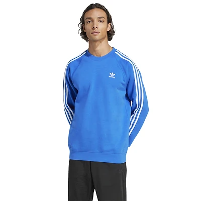adidas Originals 3 Stripe Fleece Crew - Men's