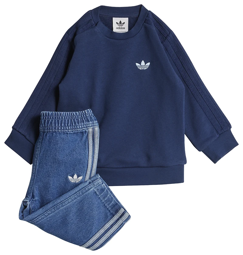 adidas Denim Set - Girls' Toddler