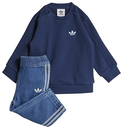 adidas Denim Set - Girls' Toddler