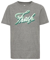 Nike Boys Fresh T-Shirt - Boys' Grade School Grey/Grey