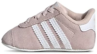 adidas Girls Originals Gazelle Crib - Girls' Toddler Shoes Icey Pink/White/White