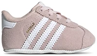 adidas Girls Originals Gazelle Crib - Girls' Toddler Shoes Icey Pink/White/White