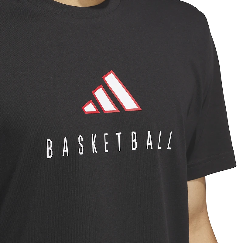 adidas Worldwide Hoops Logo Graphic Basketball T-Shirt - Men's