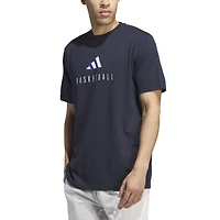 adidas Worldwide Hoops Logo Graphic Basketball T-Shirt - Men's