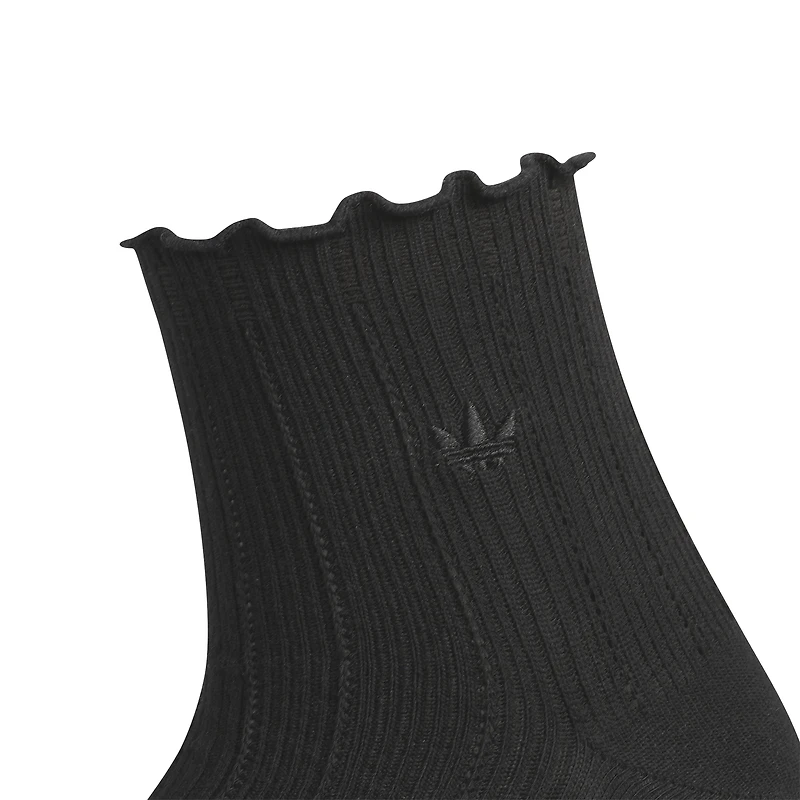 adidas Originals Ruffle Quarter Socks 3-Pack - Adult