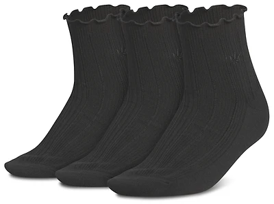 adidas Originals Ruffle Quarter Socks 3-Pack - Adult