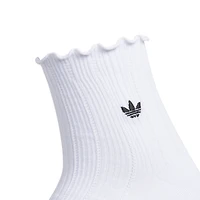 adidas Originals Ruffle Quarter Socks 3-Pack - Adult