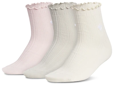 adidas Originals Ruffle Quarter Socks 3-Pack - Adult