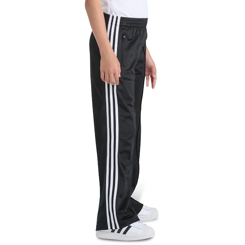 adidas Girls Originals Wide Firebird Pants - Girls' Grade School Black/White