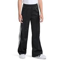 adidas Girls Originals Wide Firebird Pants - Girls' Grade School Black/White