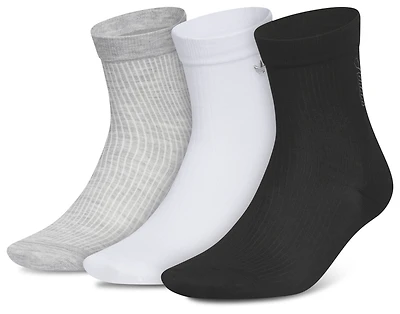 adidas Originals Embroidered Quarter Socks 3 Pack - Youth